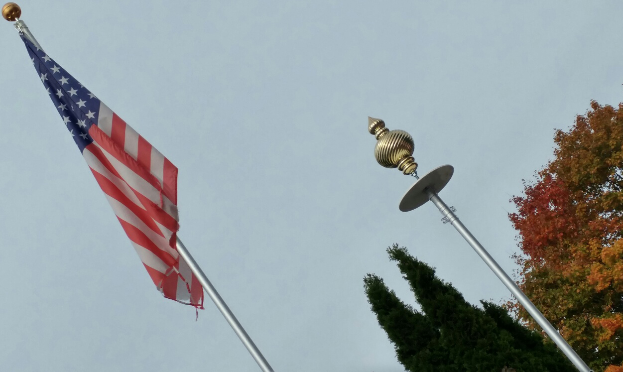 15 inch Flagpole Topper